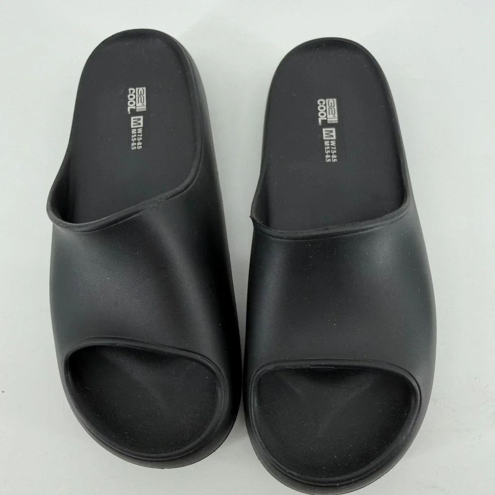 32 Degrees Cool Unisex Cushion Slide Sandals Black Size M W7.5-8.5 M5.5-6.5‎